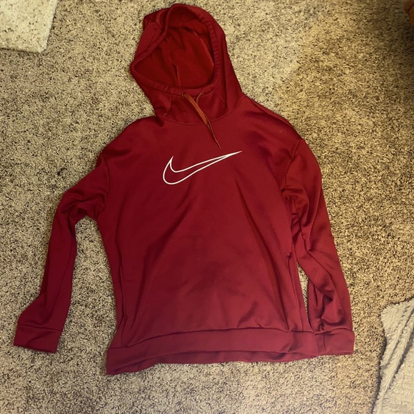 Nike Tops Red Nike Sweatshirt Poshmark